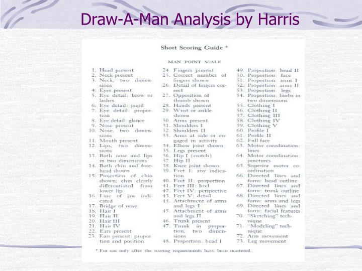 PPT And the Goodenough Harris DrawAMan Test By Katelyn Peterson