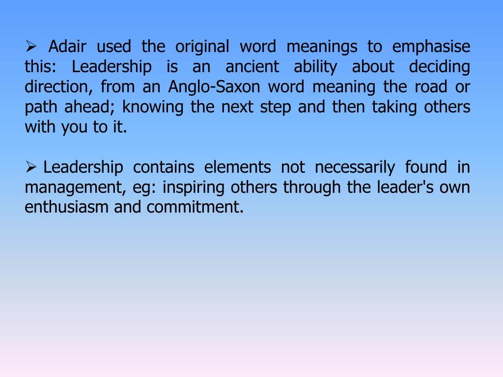 PPT LEADERSHIP DEFINITION PowerPoint Presentation, free download ID