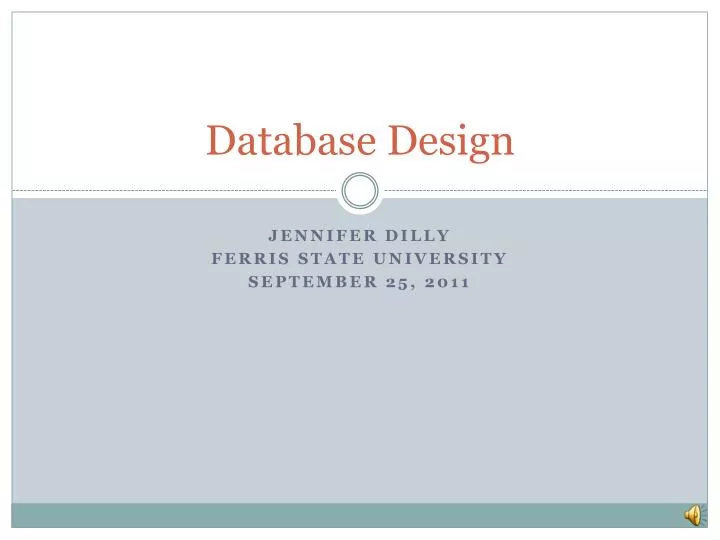 PPT - Database Design PowerPoint Presentation, free download - ID:6239986