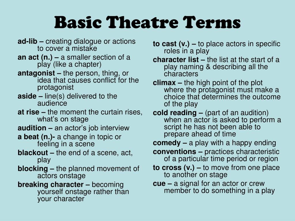 Glossary Of Drama Terms glossary-of-drama-terms