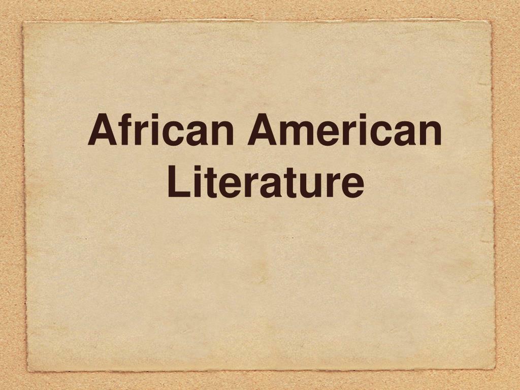 phd african american literature