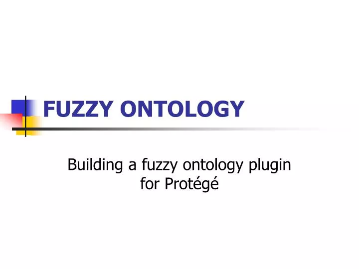 Fuzzy ontology phd thesis