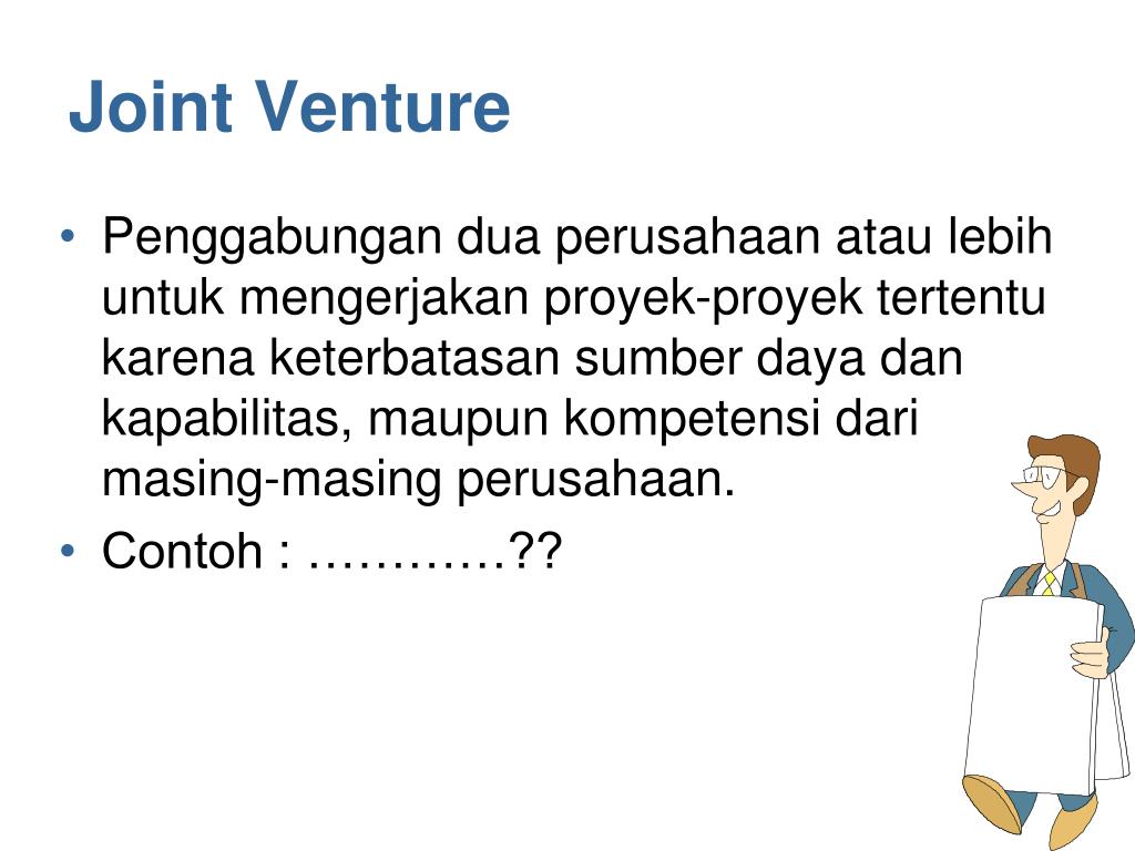 Contoh Perusahaan Yang Melakukan Joint Venture Di Indonesia