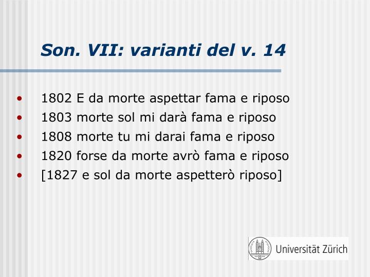 Che Stai Già Il Secol L'orma Ultima Lascia Parafrasi