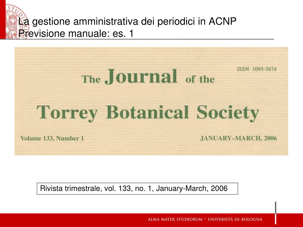 PPT La gestione amministrativa dei periodici in ACNP Parte 1