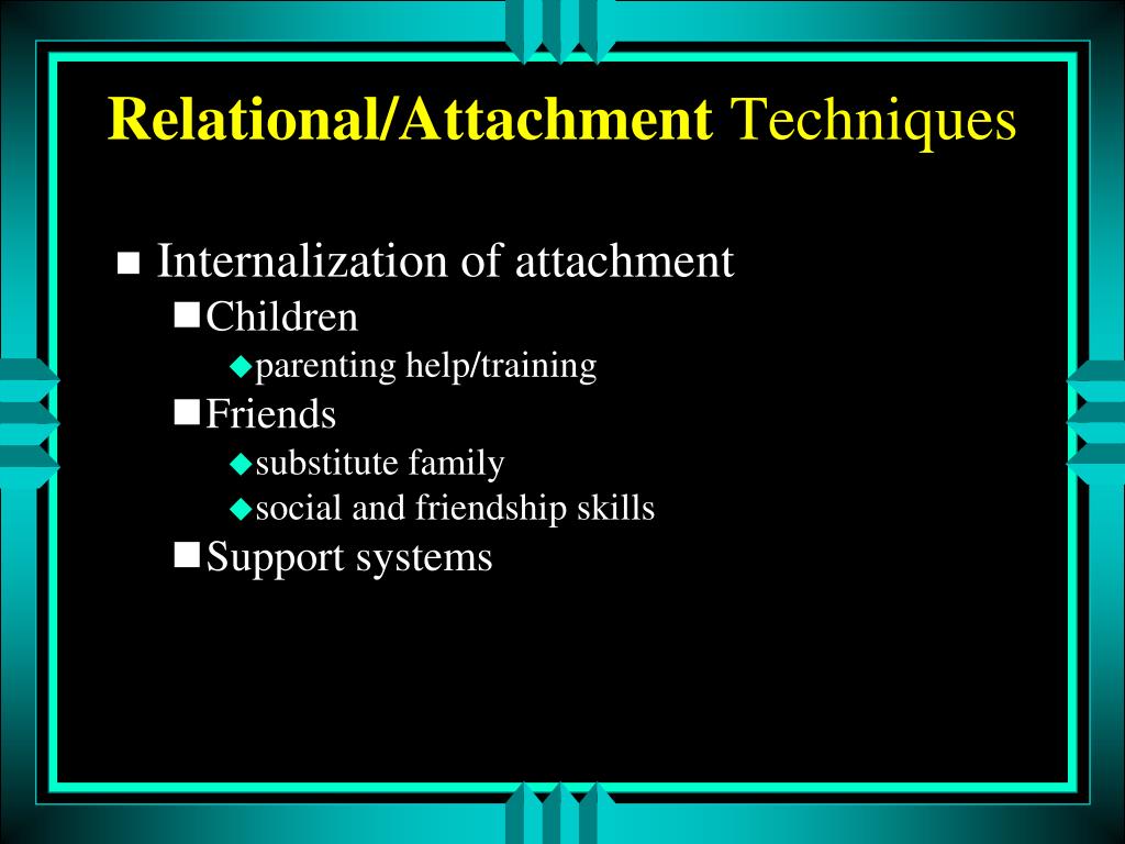 what is relational attachment