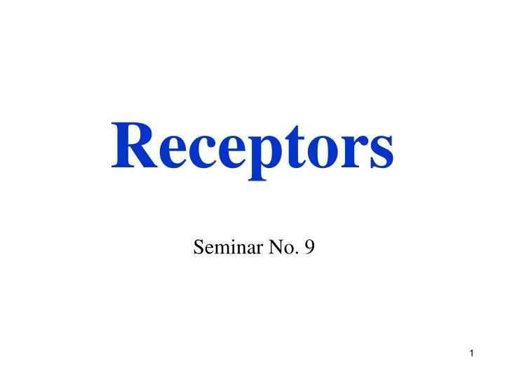 receptors n.