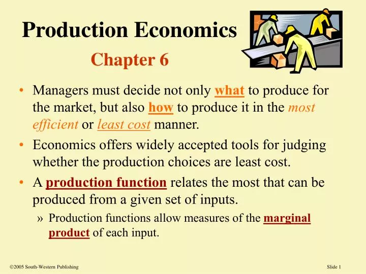 PPT Production Economics Chapter 6 PowerPoint Presentation, free