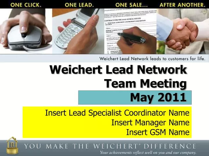 weichert lead network team meeting may 2011 n.