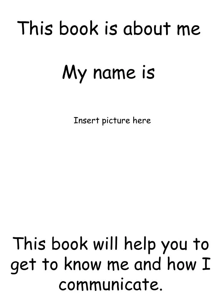 PPT - This book is about me My name is PowerPoint Presentation, free ...