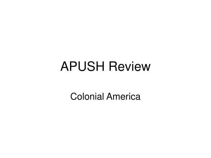 PPT APUSH Review PowerPoint Presentation, free download ID6246692