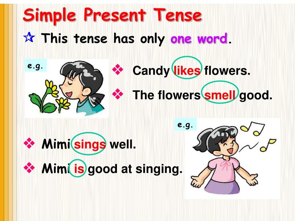 We use present simple to talk. Present simple картинки для описания. Present simple цветок. Sing в презент Симпл. Present simple примеры.