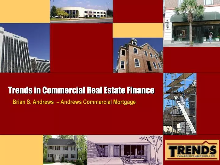trends in commercial real estate finance n.