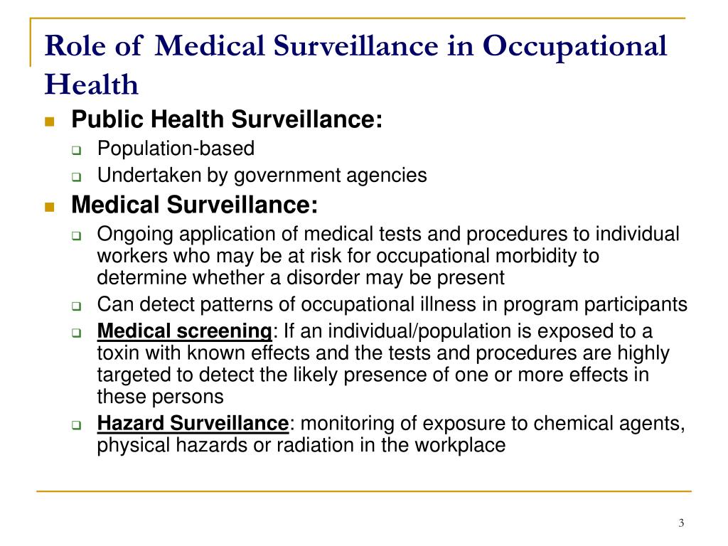 PPT The ABCs of Medical Surveillance PowerPoint Presentation, free