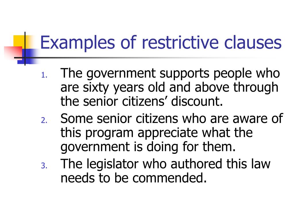 ppt-restrictive-and-nonrestrictive-clauses-powerpoint-presentation-free-download-id-6251476