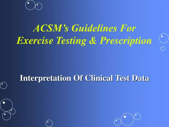 exercise prescription a case study approach to the acsm guidelines