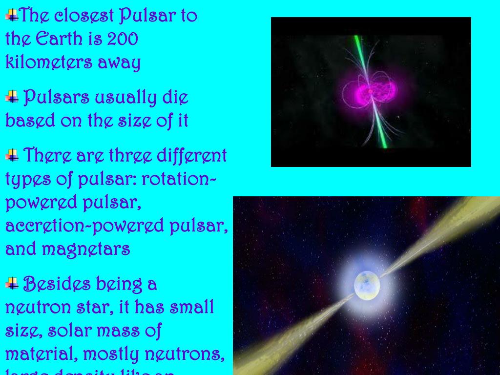 quasar vs.pulsar