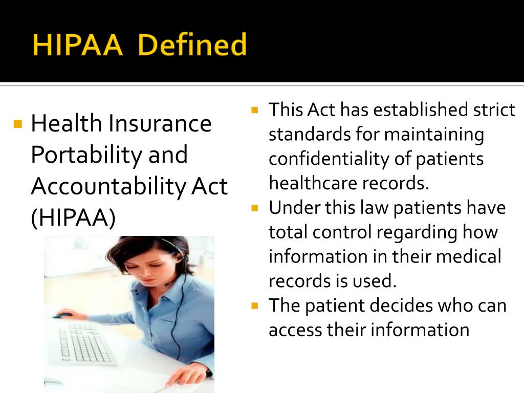 PPT HIPAA LAWS PowerPoint Presentation free download ID 6252672