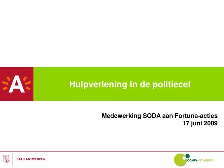 PPT Hulpverlening in de politiecel PowerPoint Presentation, free download ID6252968