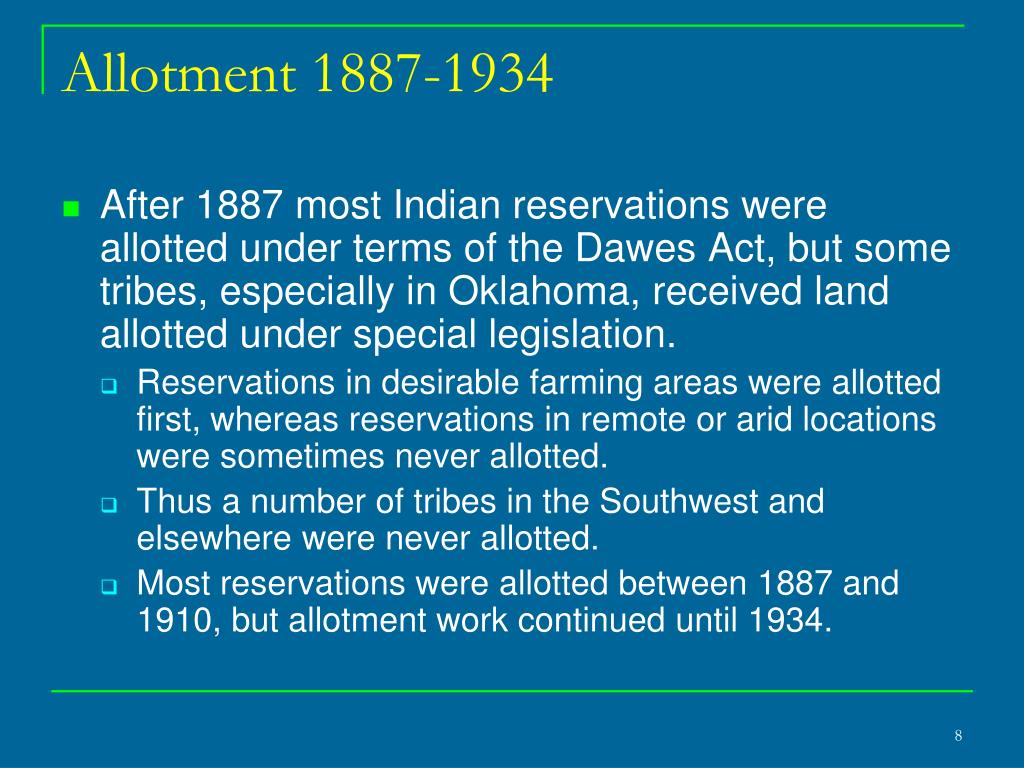 PPT The Dawes Act PowerPoint Presentation, free download ID6254136