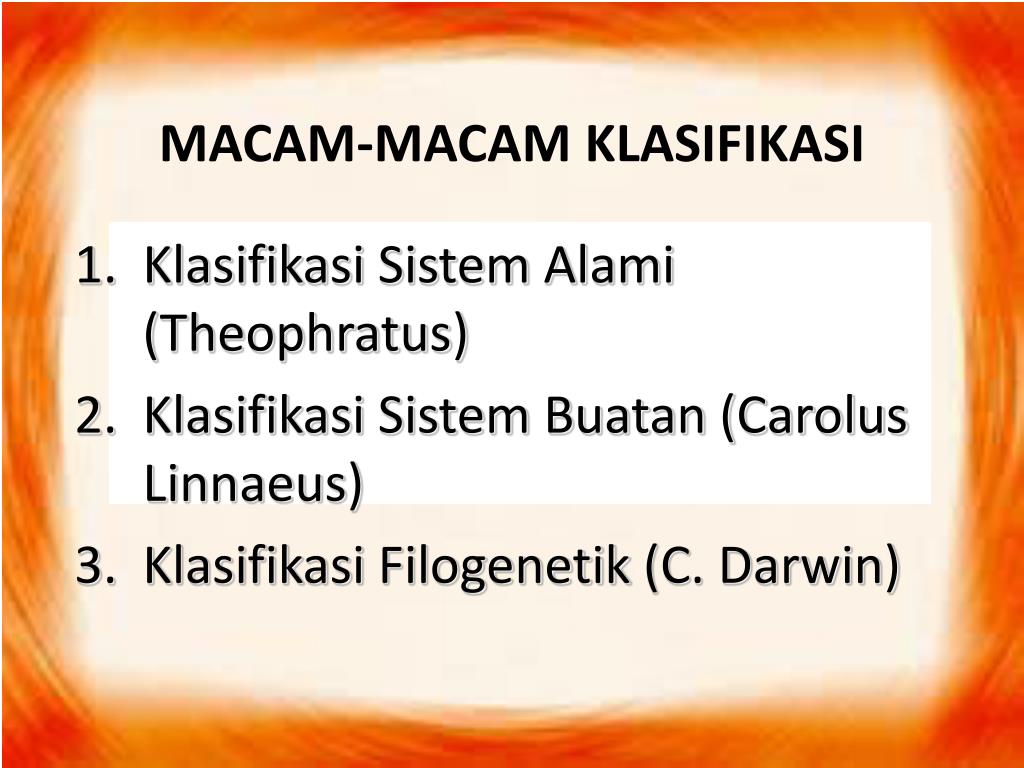 PPT Dasar Taksonomi dan Nomenklatur PowerPoint 