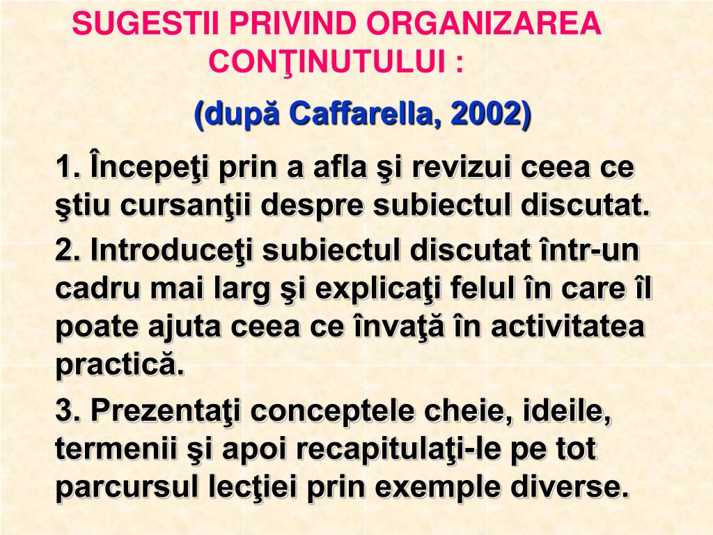 PPT - PROIECTAREA DIDACTICĂ PowerPoint Presentation, free download -  ID:6254499