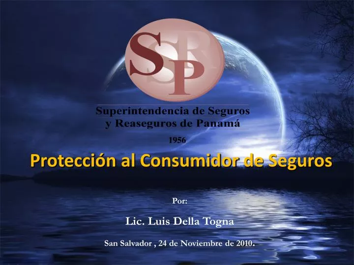 PPT - Superintendencia de Seguros PowerPoint Presentation, free ...