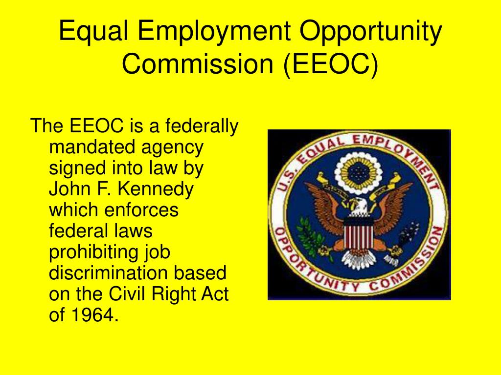 Equal Employment Opportunity Commission Eeoc