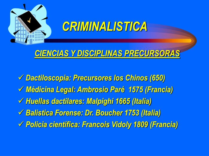 CIENCIAS Y DISCIPLINAS PRECURSORAS DE LA CRIMINALISTICA PDF