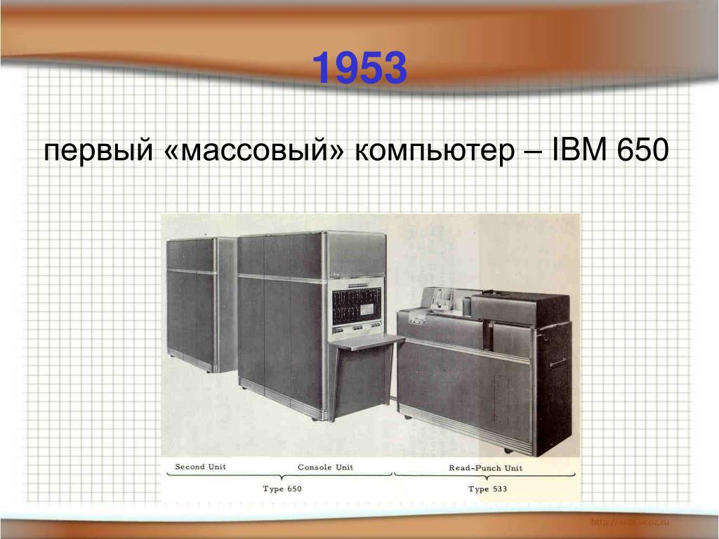 IBM 650 компьютер. Массовость ПК. Первый массовый ПК 198. История ЭВМ диафрагмы. Ibm type
