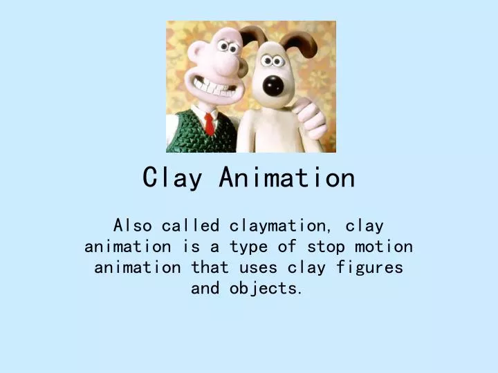 clay animation n.