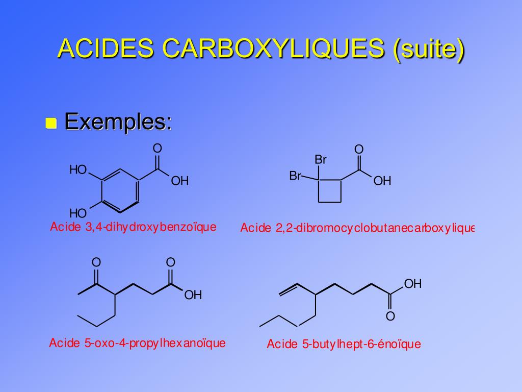 PPT - 8.8 ACIDES CARBOXYLIQUES PowerPoint Presentation, free download ...