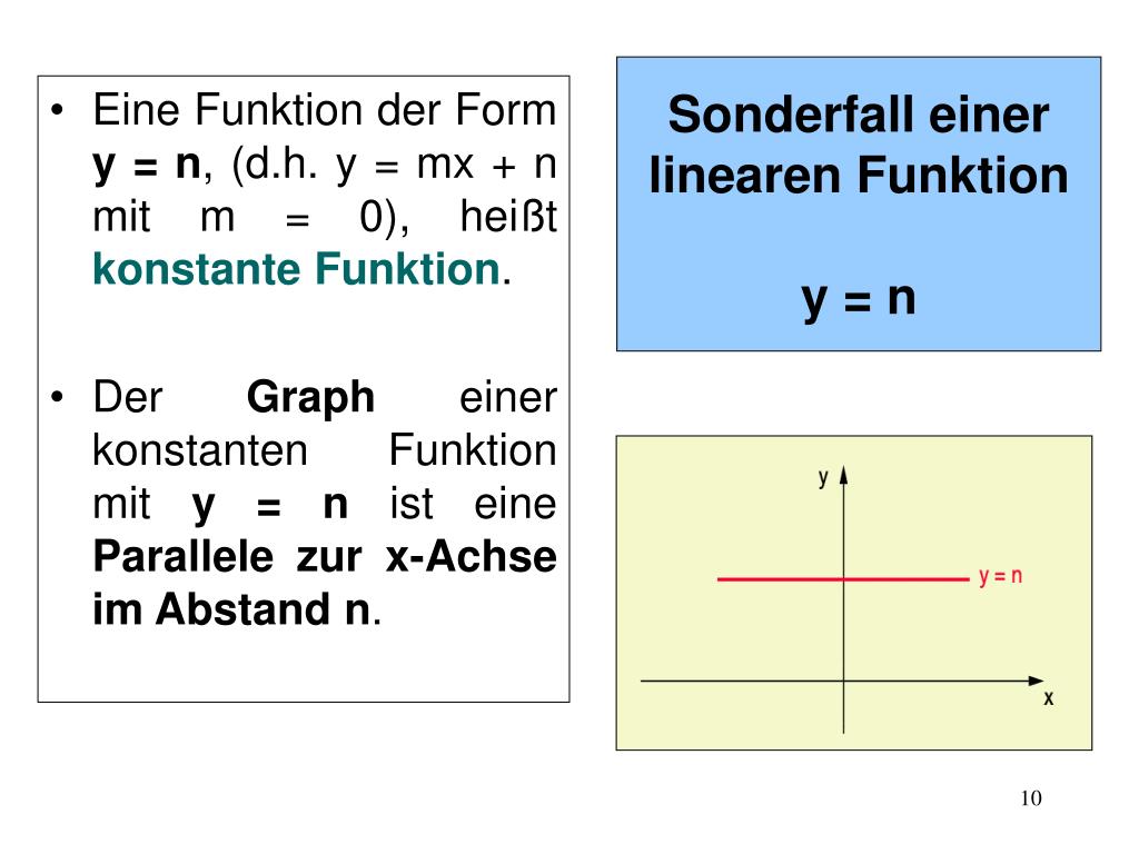 PPT - Lineare Funktionen mit der Gleichung y = mx ...