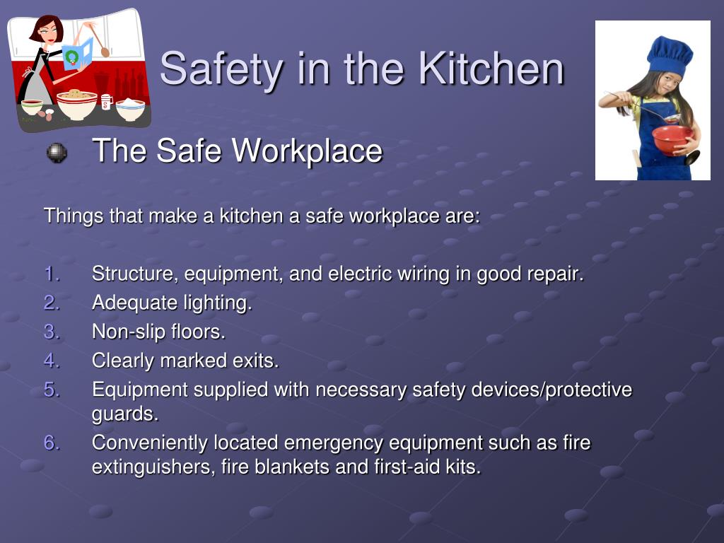 Ppt Safety In The Kitchen Powerpoint Presentation Free Download Id 6261705