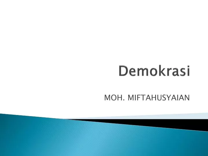 PPT - Demokrasi PowerPoint Presentation, Free Download - ID:6262519