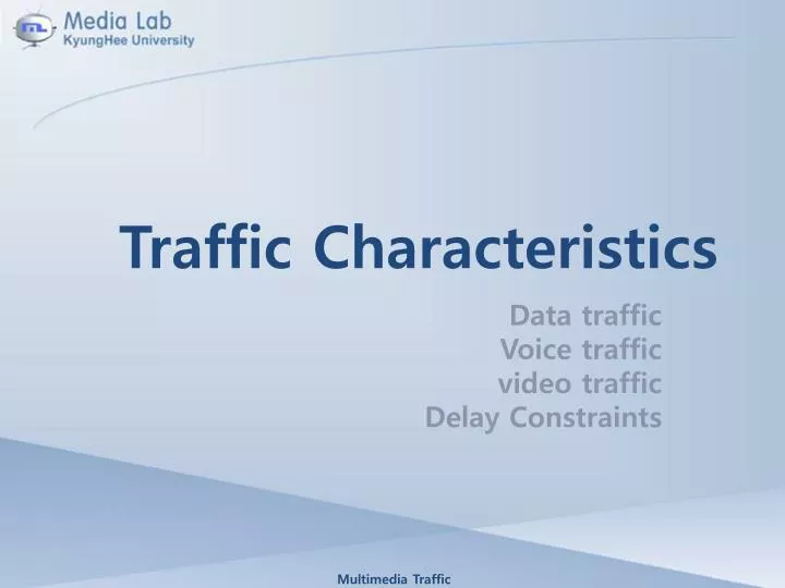 traffic characteristics n.