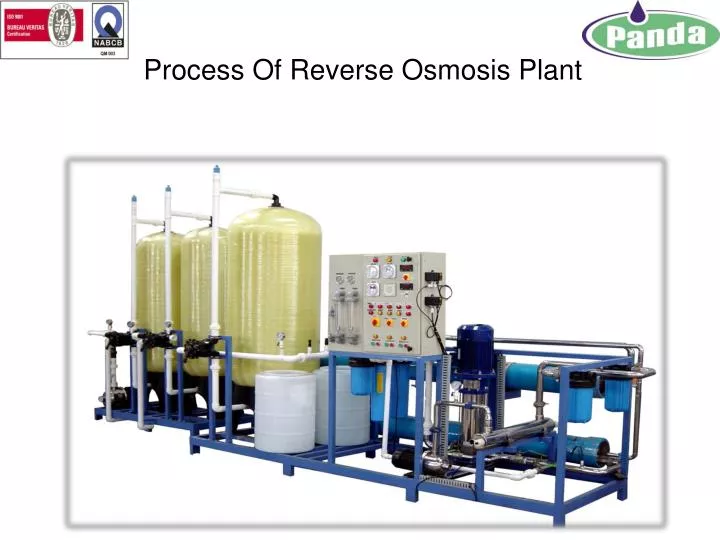 PPT Process Of Reverse Osmosis Plant PowerPoint Presentation, free