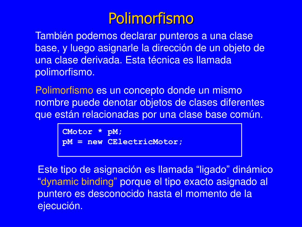 PPT - Polimorfismo y Funciones Virtuales PowerPoint Presentation, free ...