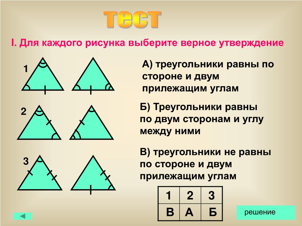 Равны ли высоты в равных треугольниках. Равные треугольники. Треугольники равны по. Треугольники не равны. Понятие равных треугольников.