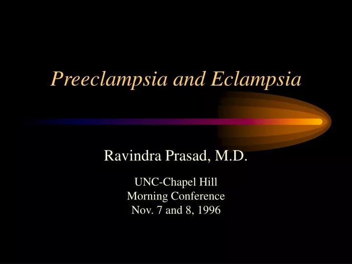 PPT - Preeclampsia And Eclampsia PowerPoint Presentation, Free Download ...