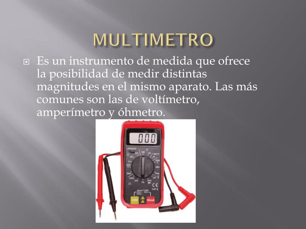 PPT - multimetro PowerPoint Presentation, free download - ID:6266059