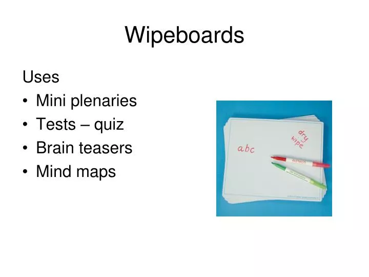 wipeboards n.