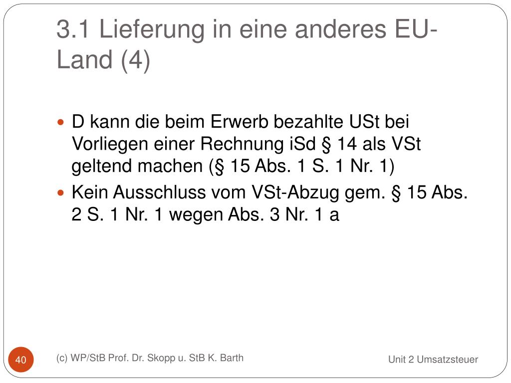 PPT - Das System der Umsatzsteuer PowerPoint Presentation, free