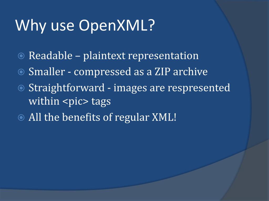 openxml create powerpoint presentation