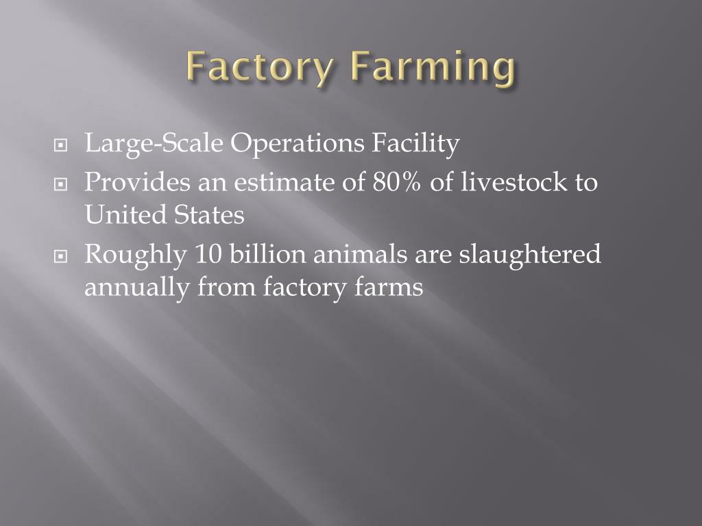 factory farming presentation