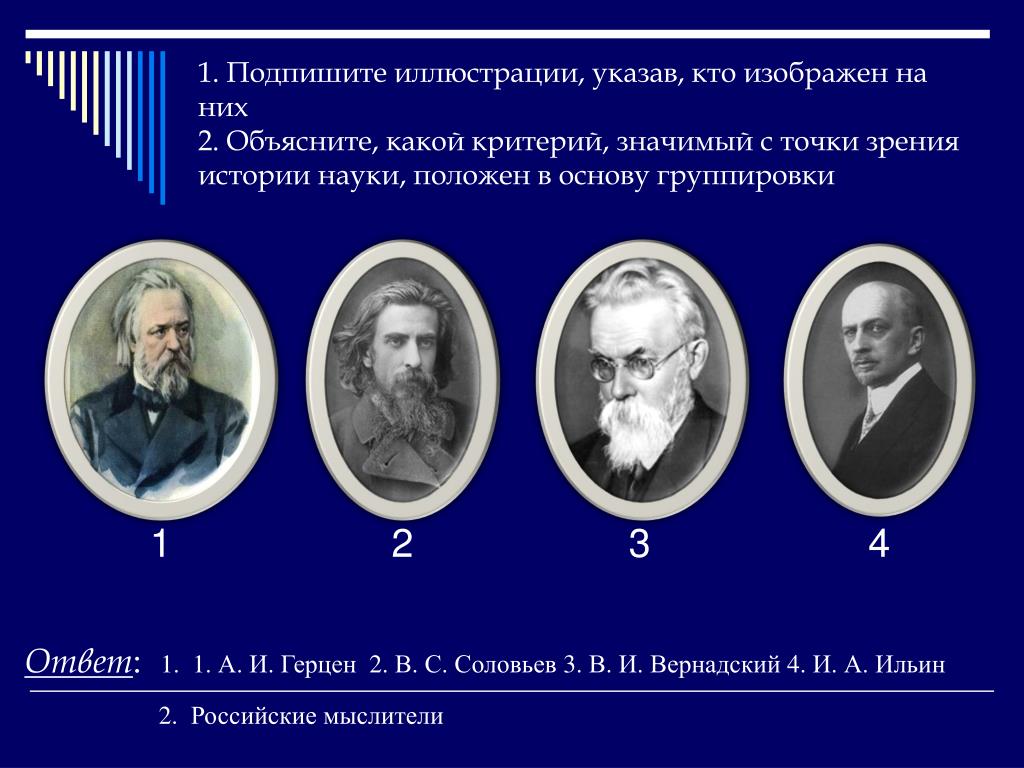 Точка зрения рассказ. Вернадский и Соловьев Общие точки зрения. Фото философов и учёных для олимпиад по обществознанию. Герцена Соловьев. Кто изображен на 1$.