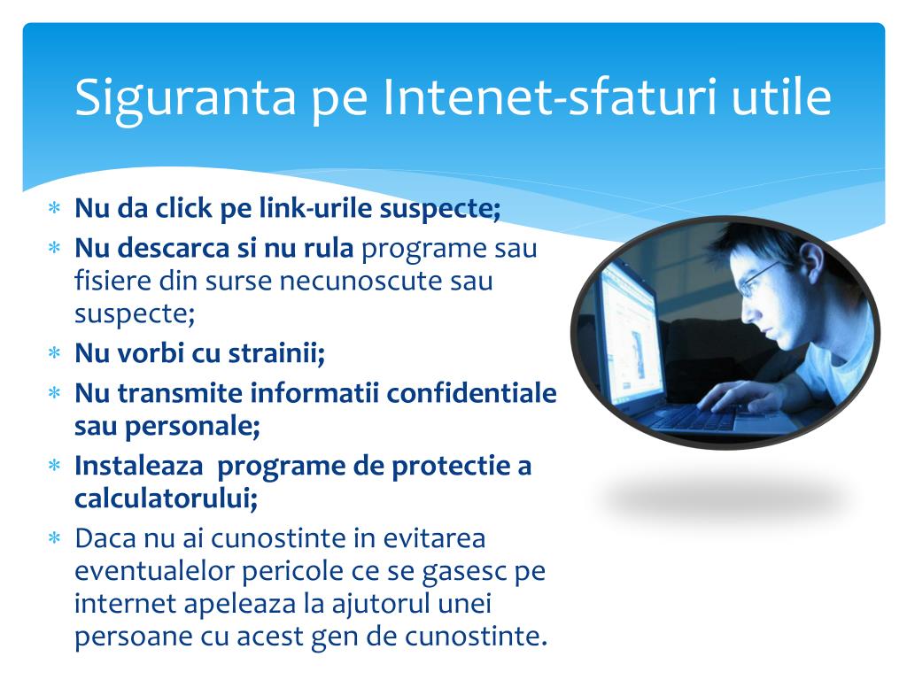 PPT - Ziua Sigurantei pe Internet Safer Internet Day PowerPoint  Presentation - ID:6273459