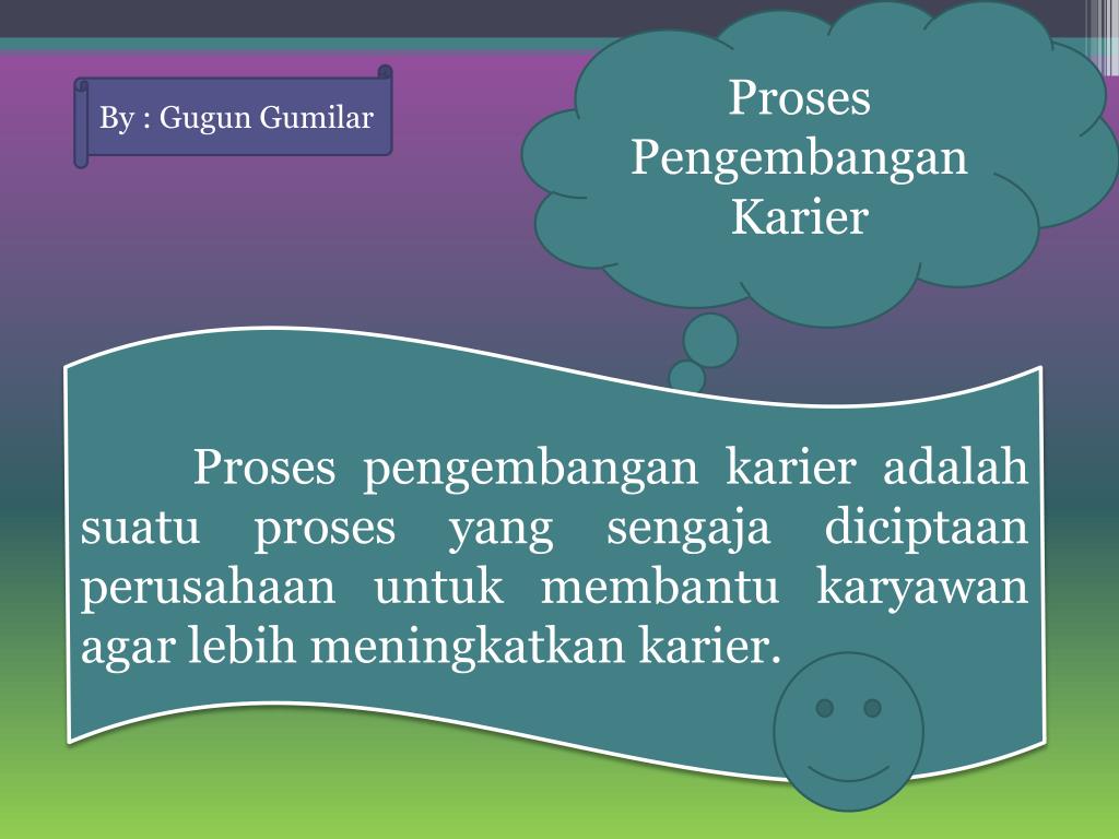 PPT - PENGEMBANGAN KARIER PowerPoint Presentation, Free Download - ID ...