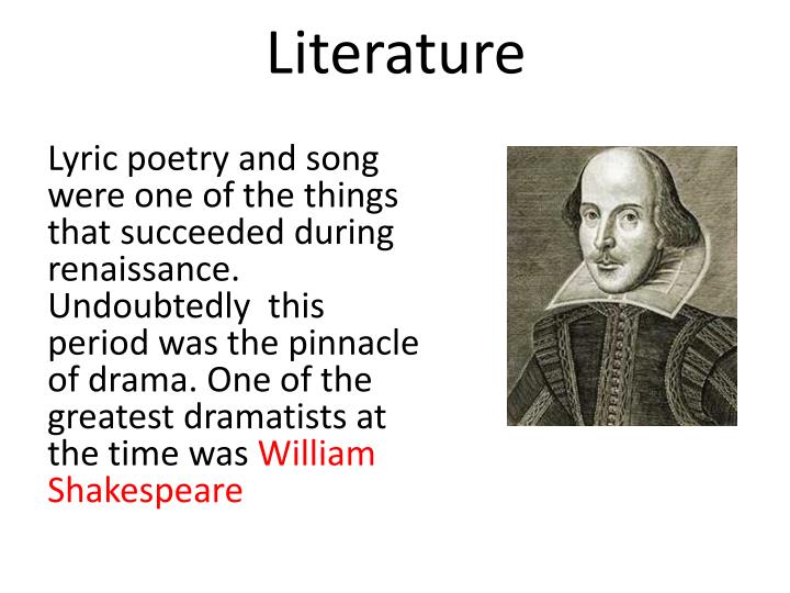 PPT English Renaissance (15001660) PowerPoint Presentation ID6279315