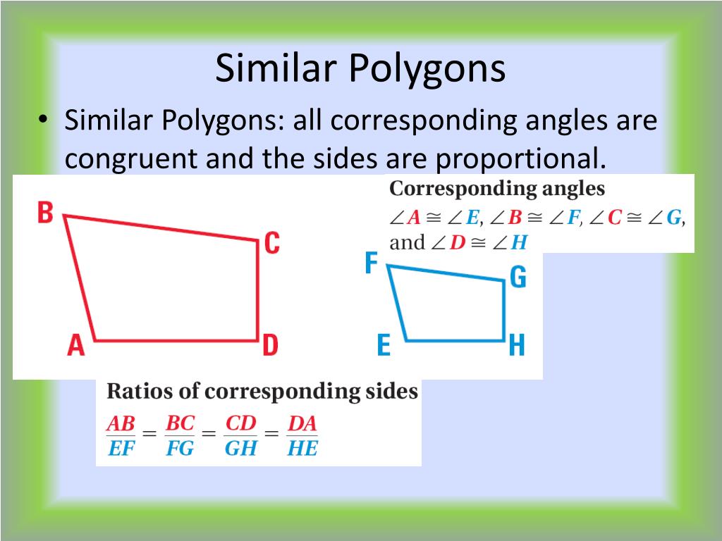 similar polygons powerpoint presentation